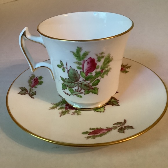 Royal Chelsea Bone China Teacup & Saucer Moss Ross - Picture 3 of 13